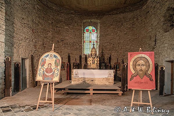Baligród, wnetrze cerkwi