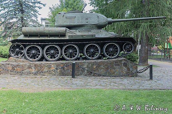 Baligród, pomnik, czołg