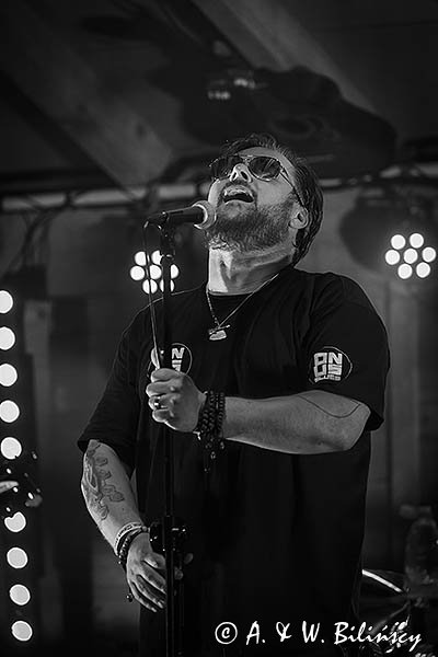 Bies Czad Blues 2024, zespół Onus Blues, Krzysztof Wyrzykowski wokal