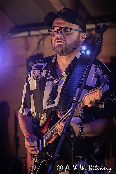 Bies Czad Blues 2024, koncert, Karolina Cygonek band, Maciej Sych, gitara
