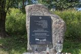Baligród, tablica pamiątkowa przy Cmentarzu Żydowskim